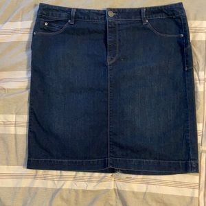 Style and Co. Jeans denim skirt size 16